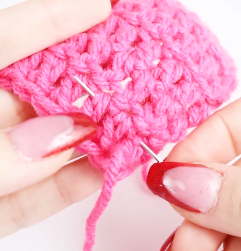 How to Weave in ends in crochet video tutorial