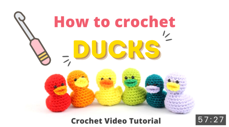 Learn How to Crochet Ducks Amigurumi Video Tutorial Easy